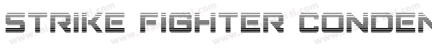 Strike Fighter Condensed字体转换